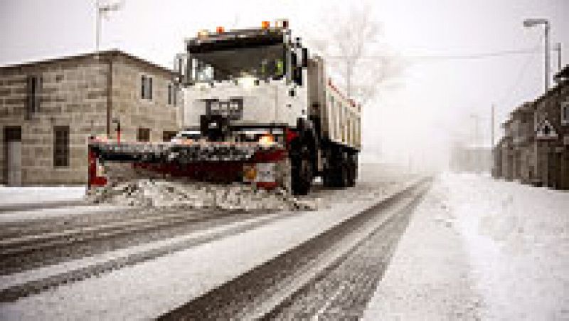 Nieve en cotas bajas del norte y heladas en el interior peninsular