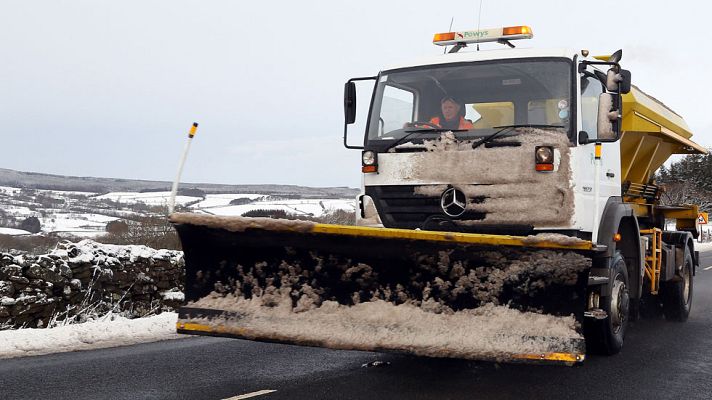 Telediario 1 - España se prepara para la primera ola de frío del invierno