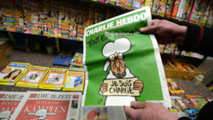 Telediario 1 - El semanario Charlie Hebdo volverá a ampliar la tirada
