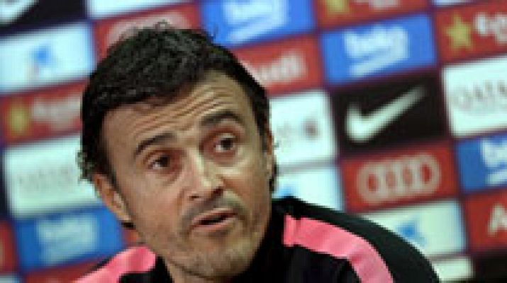 Telediario 1 - Luis Enrique: "En cuanto perdamos habrá de nuevo fiesta"