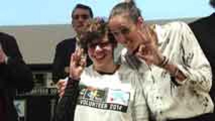 Telediario 1 - Claudia Oller, una historia de superación