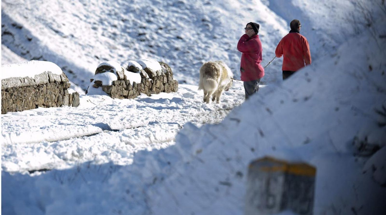 El temporal mantiene en alerta más de una veintena de provincias por frío, nieve y viento