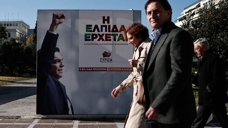 En Grecia las encuestas siguen dando como ganadora a Syriza