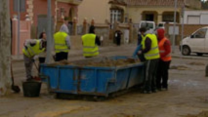 Inundaciones por la lluvia en Sanlúcar