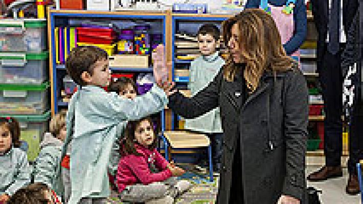 Telediario 1 - Susana Díaz abre la puerta a un posible adelanto electoral