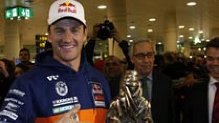 Telediario 1 - Coma: "Si sigo en moto será porque quiero, no para igualar a Peterhansel"