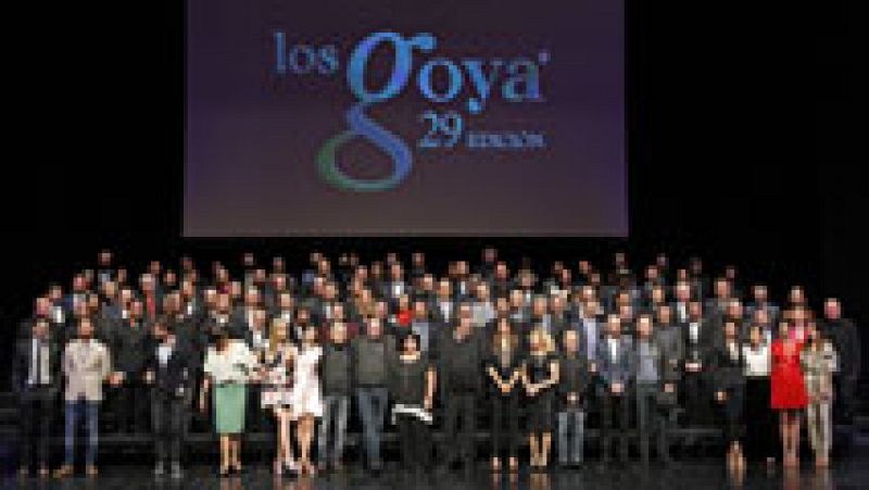 Los nominados a los premios Goya celebran los récords del cine español en 2015