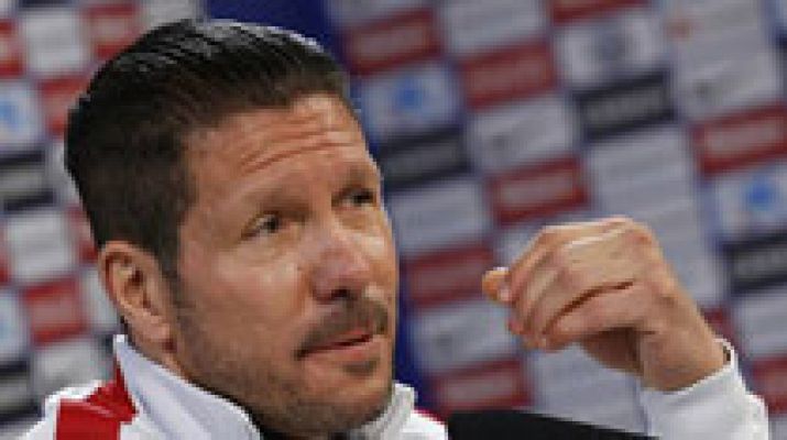 Telediario 1 - Simeone: "Estoy donde quiero estar"