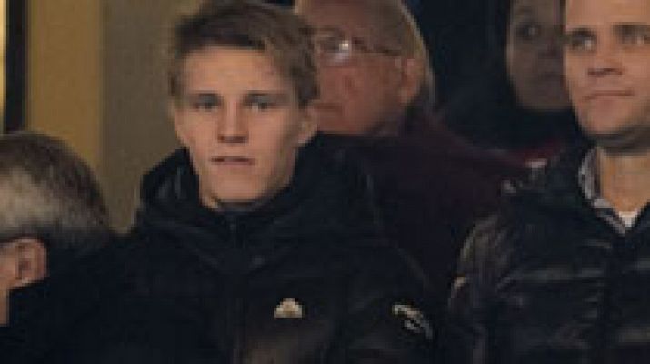 Odegaard pone rumbo al Madrid