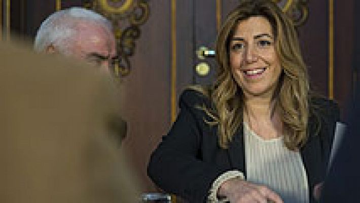 Telediario 1 - Díaz, apoyada por el PSOE para un posible adelanto electoral