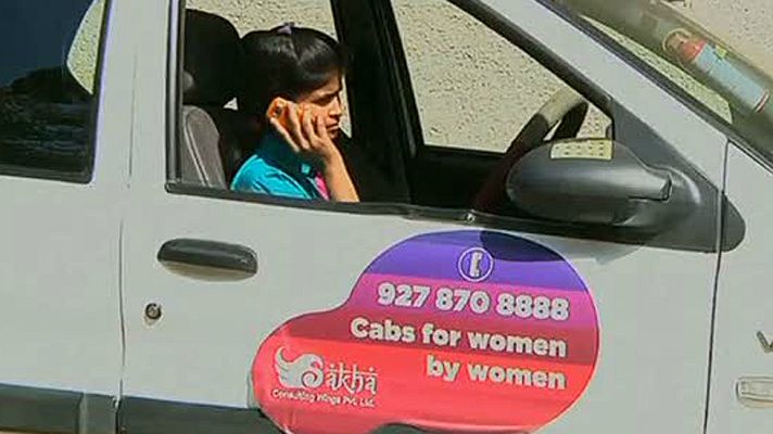 Telediario 1 - India estrena un servicio de taxis solo para mujeres