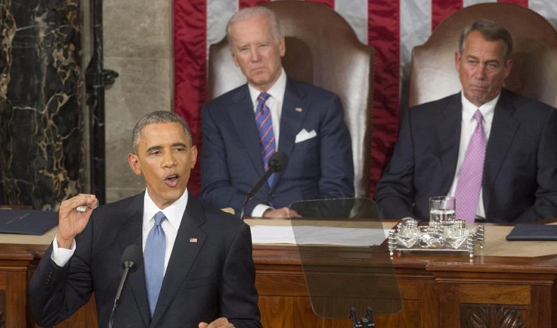 Obama apuesta por un futuro libre de guerra y recesión para Estados Unidos