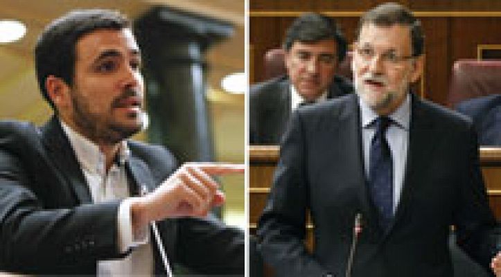 Rajoy asegura haber "dado la vuelta" a la crisis  e IU le acusa de vivir "en una burbuja" con su propaganda
