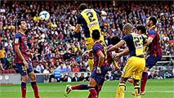 Telediario 1 - Los Barça-Atlético son un espectáculo granatizado a tenor de los antecedentes