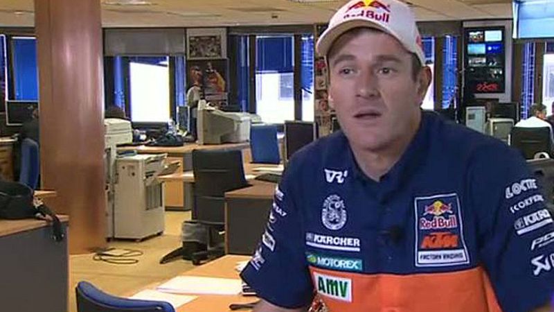 El piloto español de KTM, ganador del último Dakar, ha asegurado que "se tienen que dar las condiciones para dar el salto a las cuatro ruedas" y que, el año que viene, se ve "encima de una moto".