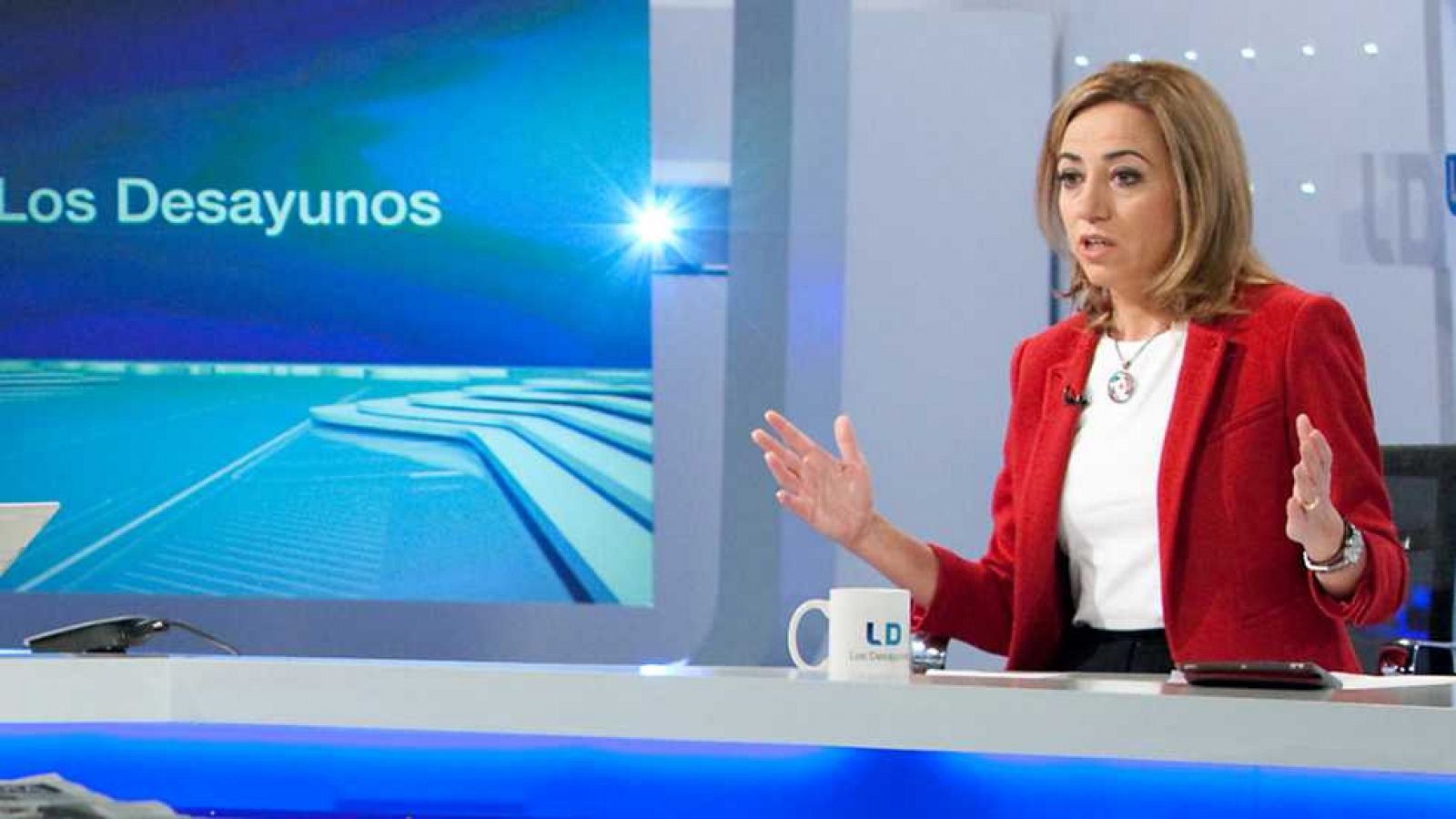 Los desayunos de TVE - Carme Chacón, secretaria de Relaciones Internacionales del PSOE