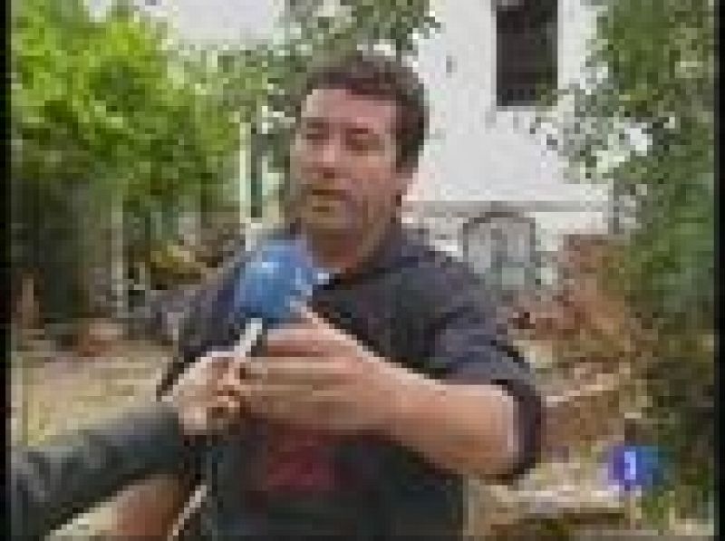 Las fuertes lluvias inundan Torreblascopedro, en Jaén