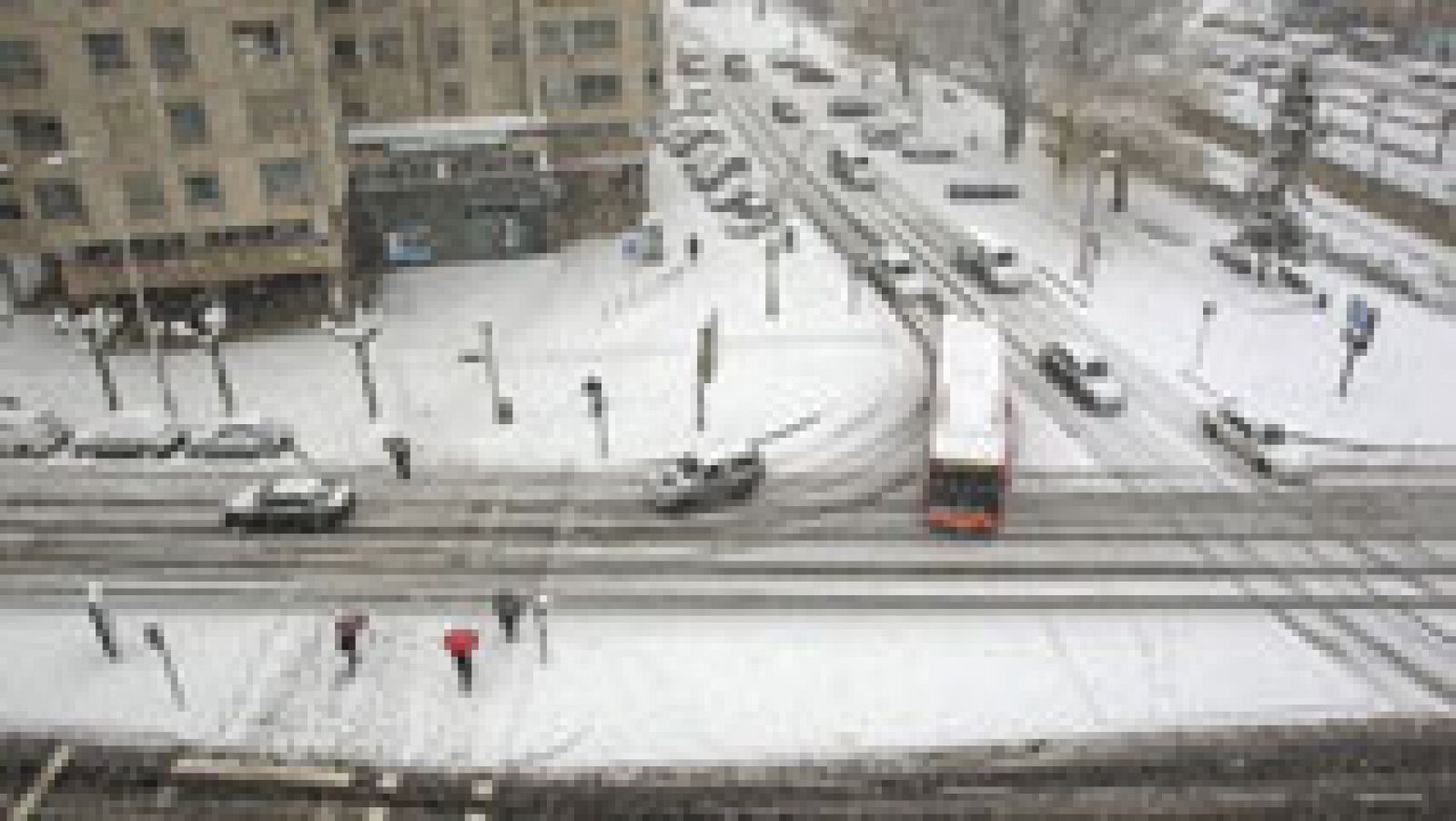 El temporal deja nevadas intensas y algunas complicaciones en el tráfico