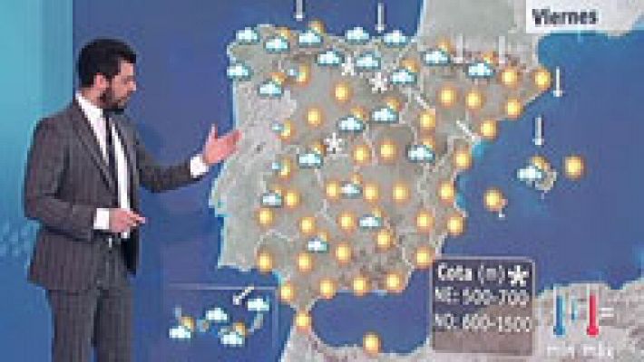 El tiempo - Hoy se espera viento fuerte en casi toda la Península, Baleares y Canarias