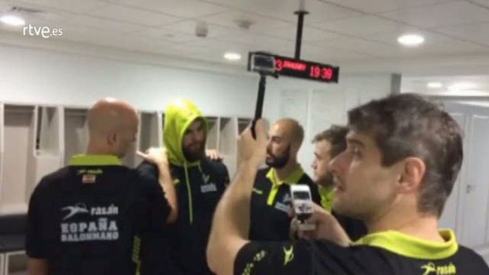 Mundiales de Balonmano - Alegría y bromas por pasar a octavos del Mundial