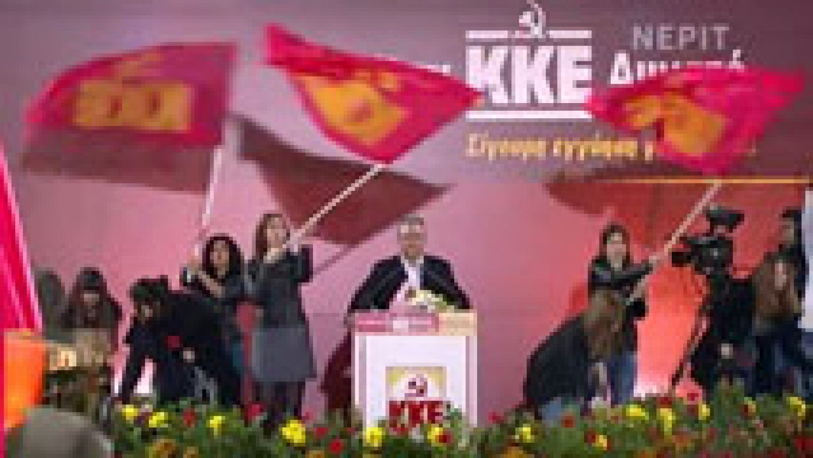 Amanecer Dorado aspira a ser la tercera fuerza que decida el próximo gobierno de Grecia