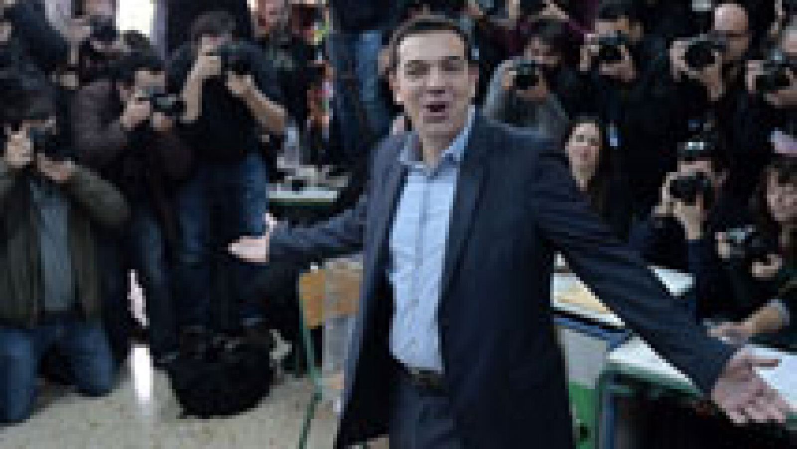 Telediario 1: Los primeros datos dan la victoria a Syriza | RTVE Play