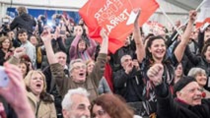 Euforia de simpatizantes de Syriza