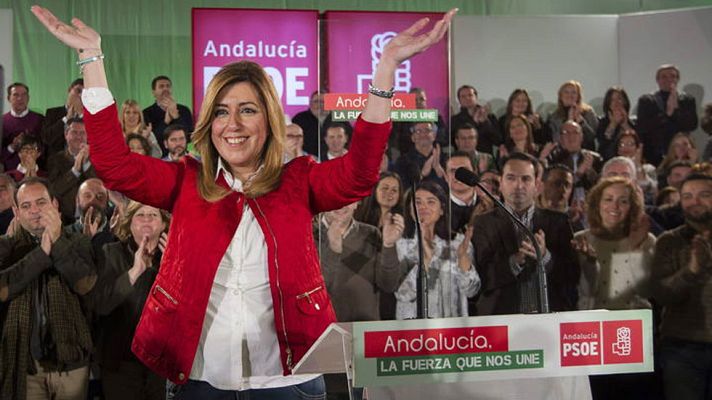 Informativo 24h - Susana Díaz comunica a Izquierda Unida que adelantará las elecciones andaluzas al 22 de marzo
