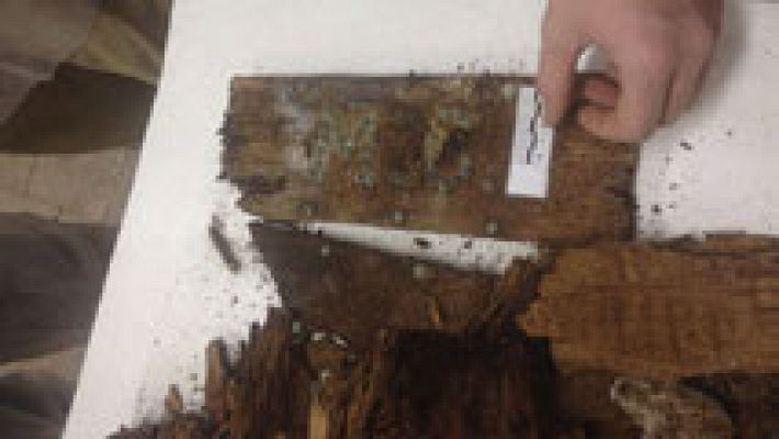 Informativo 24h - Hallan las iniciales M.C en un nicho de la cripta donde se busca a Cervantes