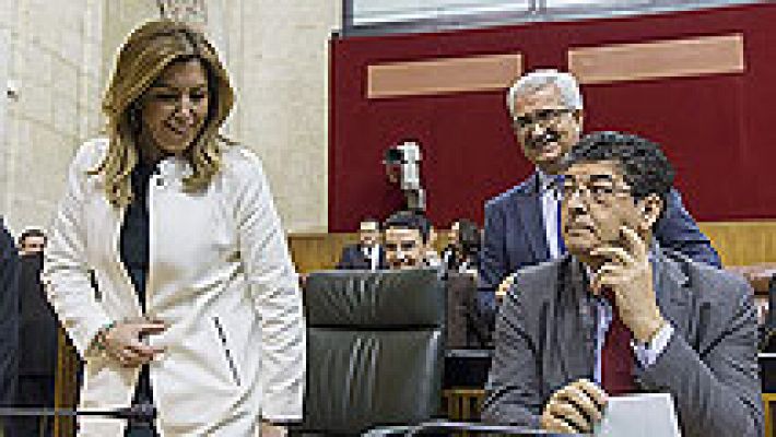 Susana Díaz anuncia la disolución del Parlamento para convocar las elecciones andaluzas el 22 de marzo