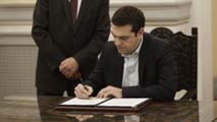 Telediario 1 - Pacto griego