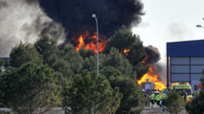 Diez muertos y 13 heridos al estrellarse un F-16 griego en la base aérea de Albacete