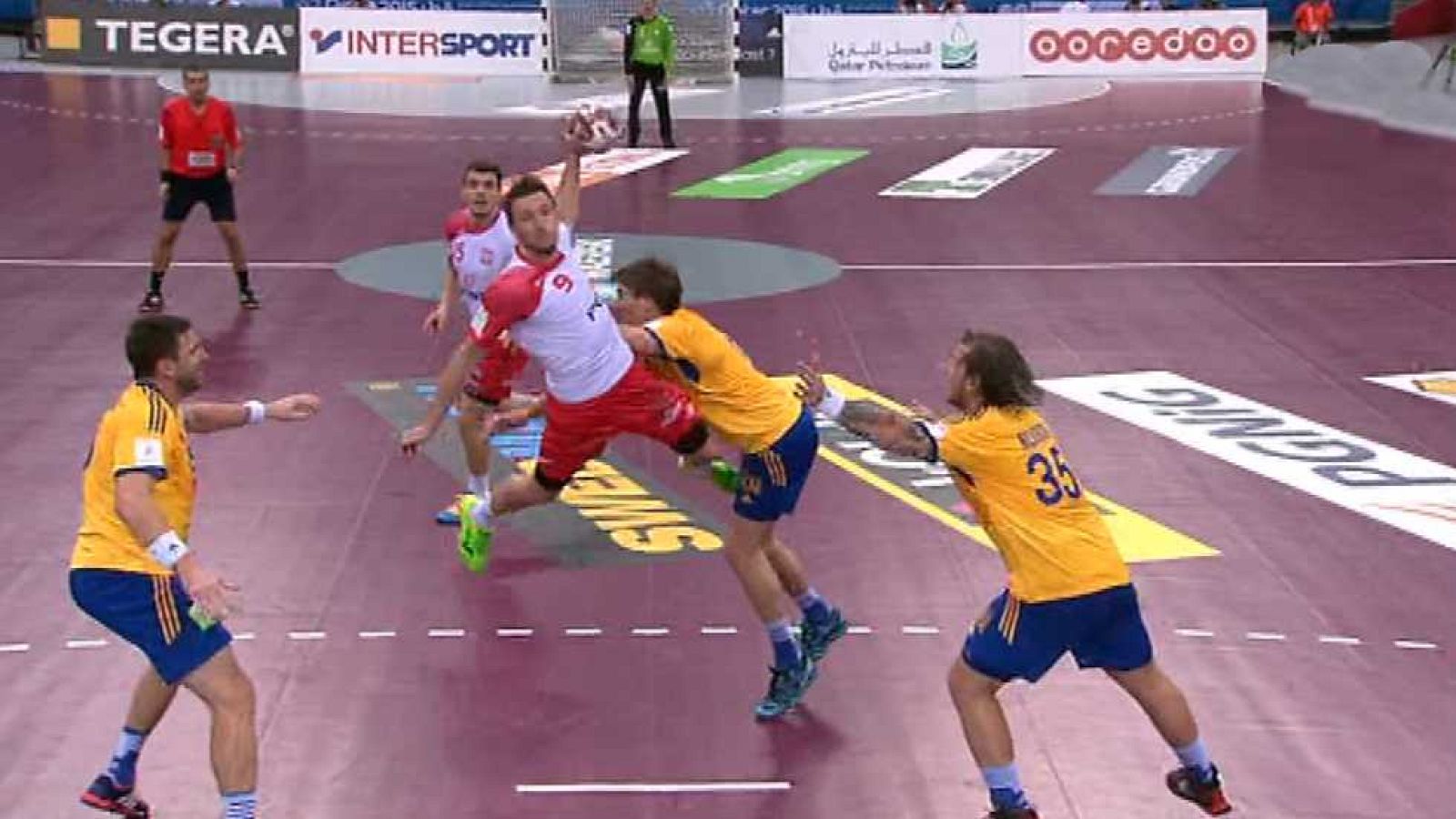 Balonmano - Campeonato del Mundo masculino, 1/8 final: Polonia-Suecia - Ver ahora