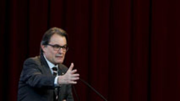 Telediario 1 - ERC fuerza que Mas comparezca ante la comisión de investigación del caso Pujol