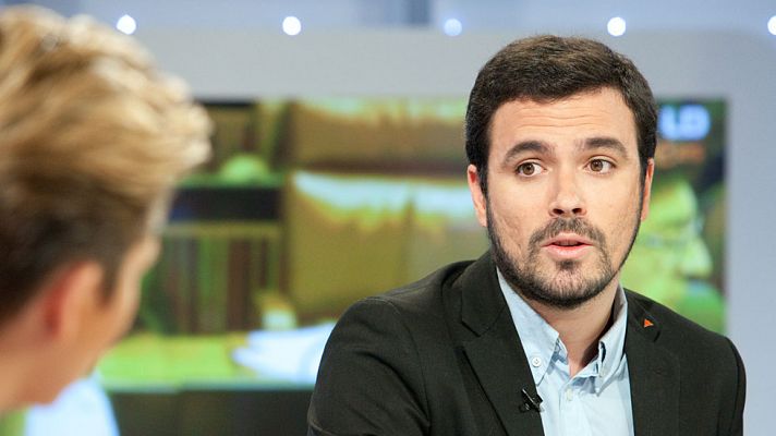 El diputado de IU Alberto Garzón en Los Desayunos de TVE