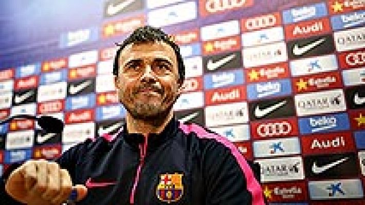 Telediario 1 - Luis Enrique: "Es un error  grave pensar que somos favoritos"