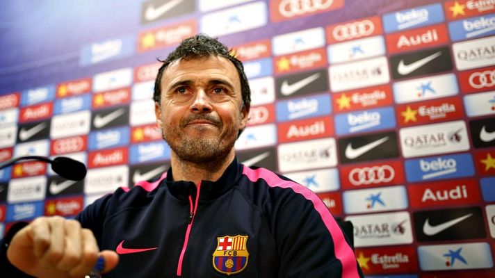 Telediario 1 - Luis Enrique: "Es un error  grave pensar que somos favoritos"