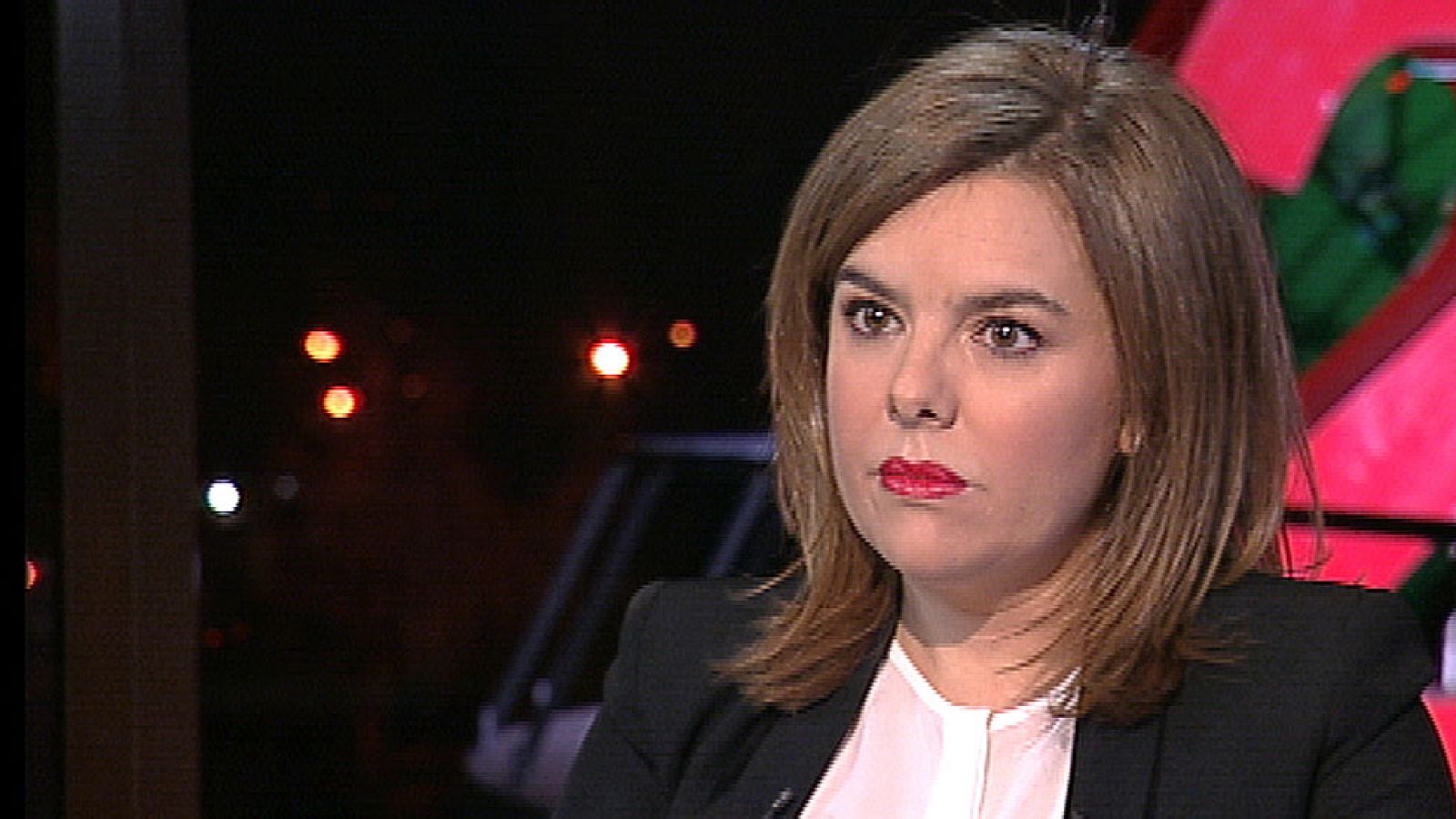 Sáenz de Santamaría sobre el adelanto electoral en Andalucía: "No me casan las cosas" - La noche en 24h | Ver