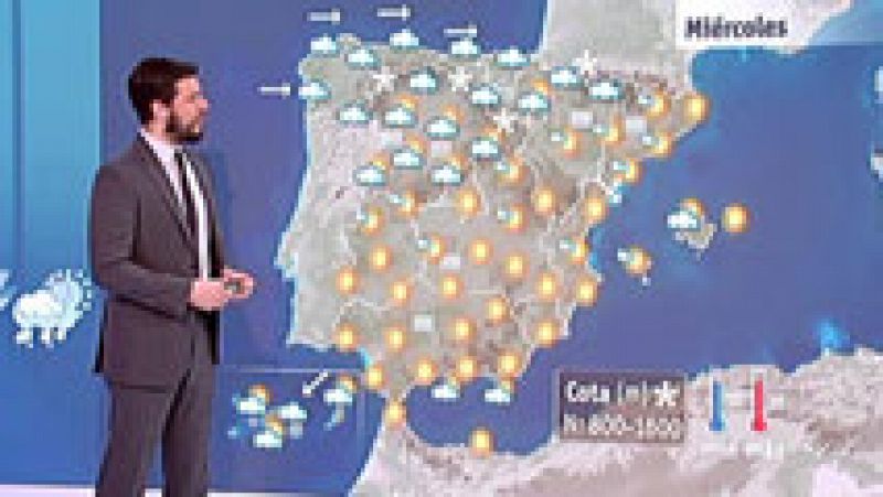 Vuelven las nubes y las lluvias a la mitad norte