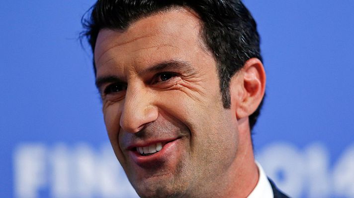 Telediario 1 - Figo quiere ser presidente de la FIFA