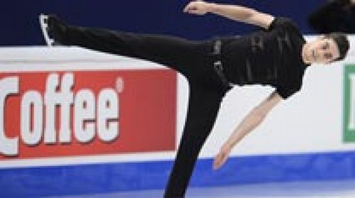 Telediario 1 - Javier Fernández se acerca al oro tras dominar el Programa Corto