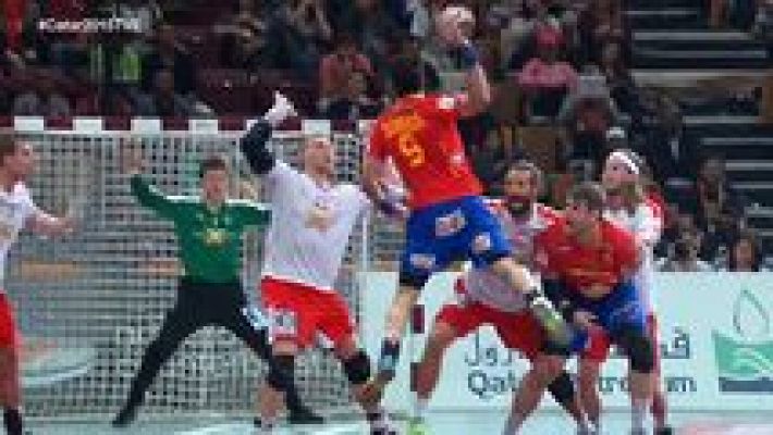 Campeonato del Mundo masculino, 1/4 final: España-Dinamarca