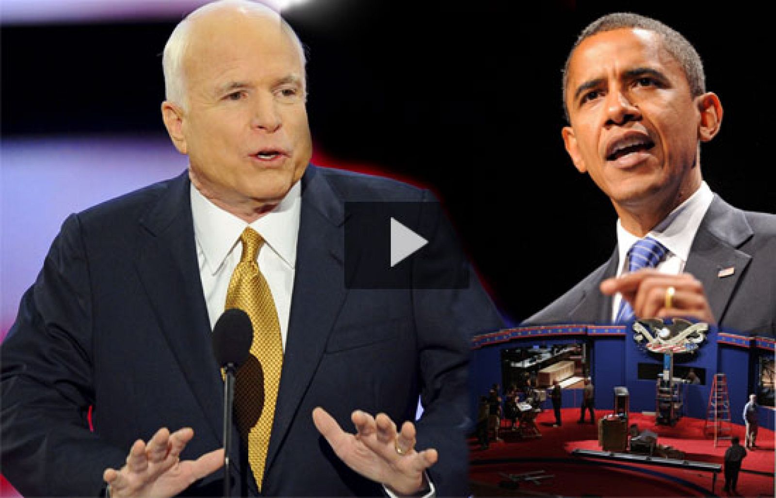 La crisis financiera no impedirá el debate entre Obama y McCain | Ver