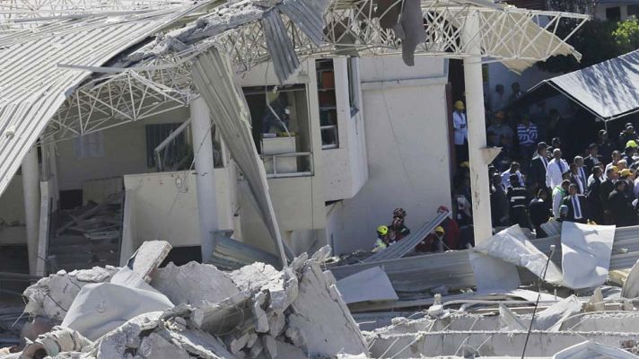 Telediario 1 - Explosión en una maternidad de México