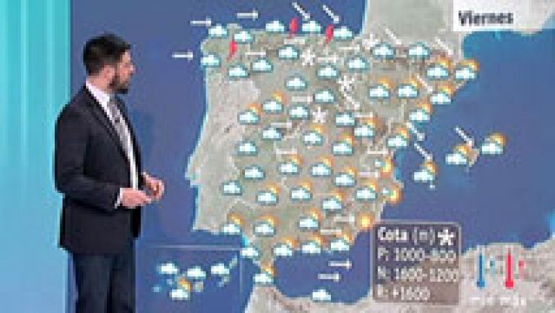 Alerta naranja por viento muy fuerte en el tercio norte