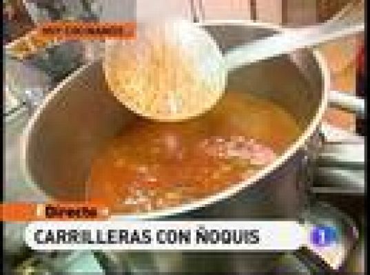 Carrilleras con ñoquis