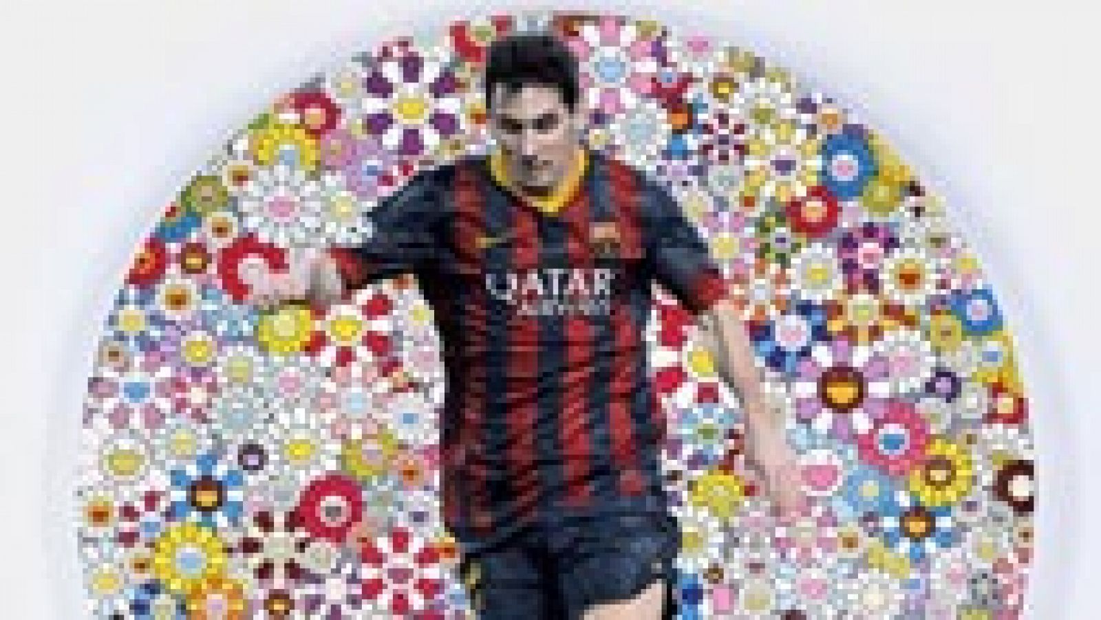 Telediario 1: Leo Messi se convierte en icono del arte | RTVE Play