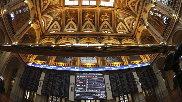 Telediario 1 - El IBEX 35 sube un 1,2% en enero, un mes marcado por el Banco Central Europeo y Grecia