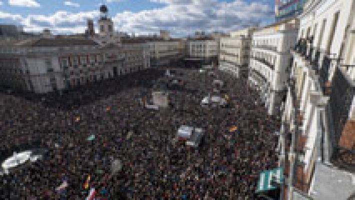 Podemos convoca una marcha por el cambio en Madrid