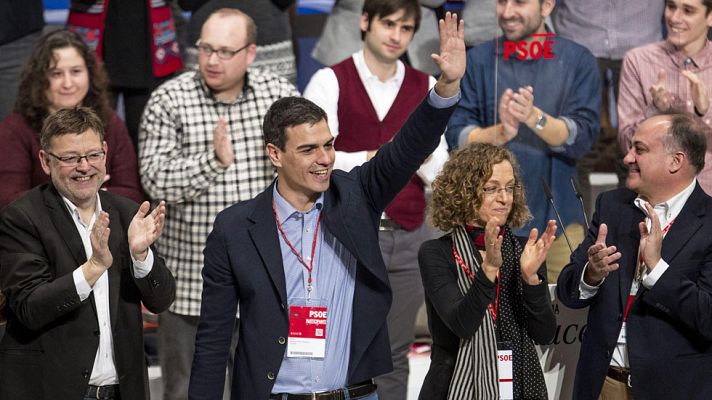 Telediario 1 - Convención Autonómica del PSOE en Valencia